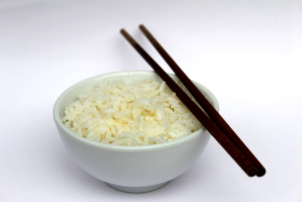 arroz vietnam aislado sobre fondo blanco
 - Foto, imagen