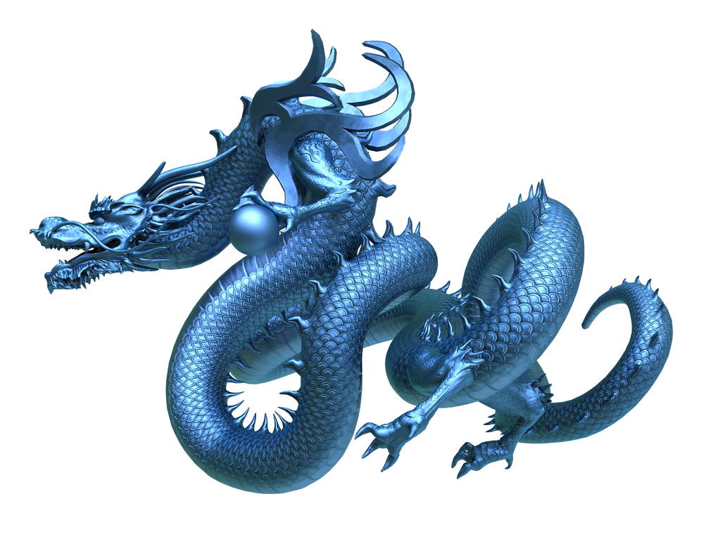3D CG рендеринг Flying Dragon
 - Фото, изображение