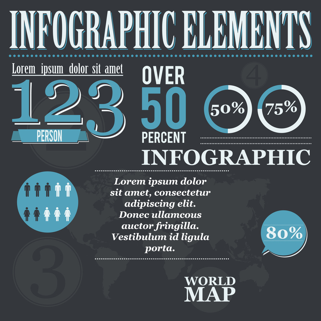 Elementi infografici banner vettoriale illustrazione
   - Vettoriali, immagini