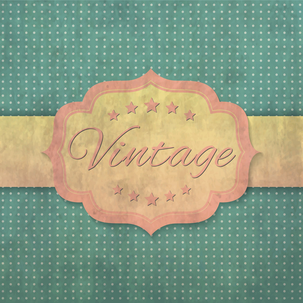 vintage  banner vector illustration   - Vector, Image