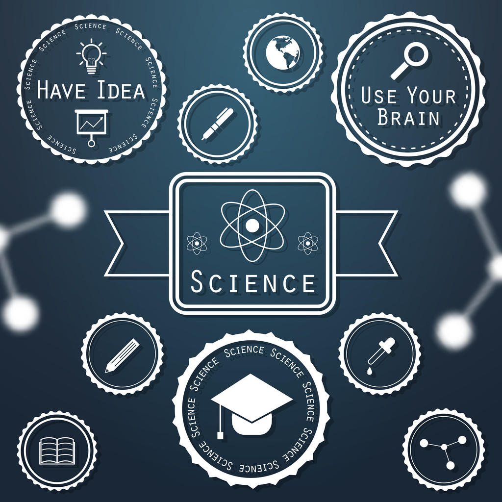 science  banner vector illustration   - Vector, Image
