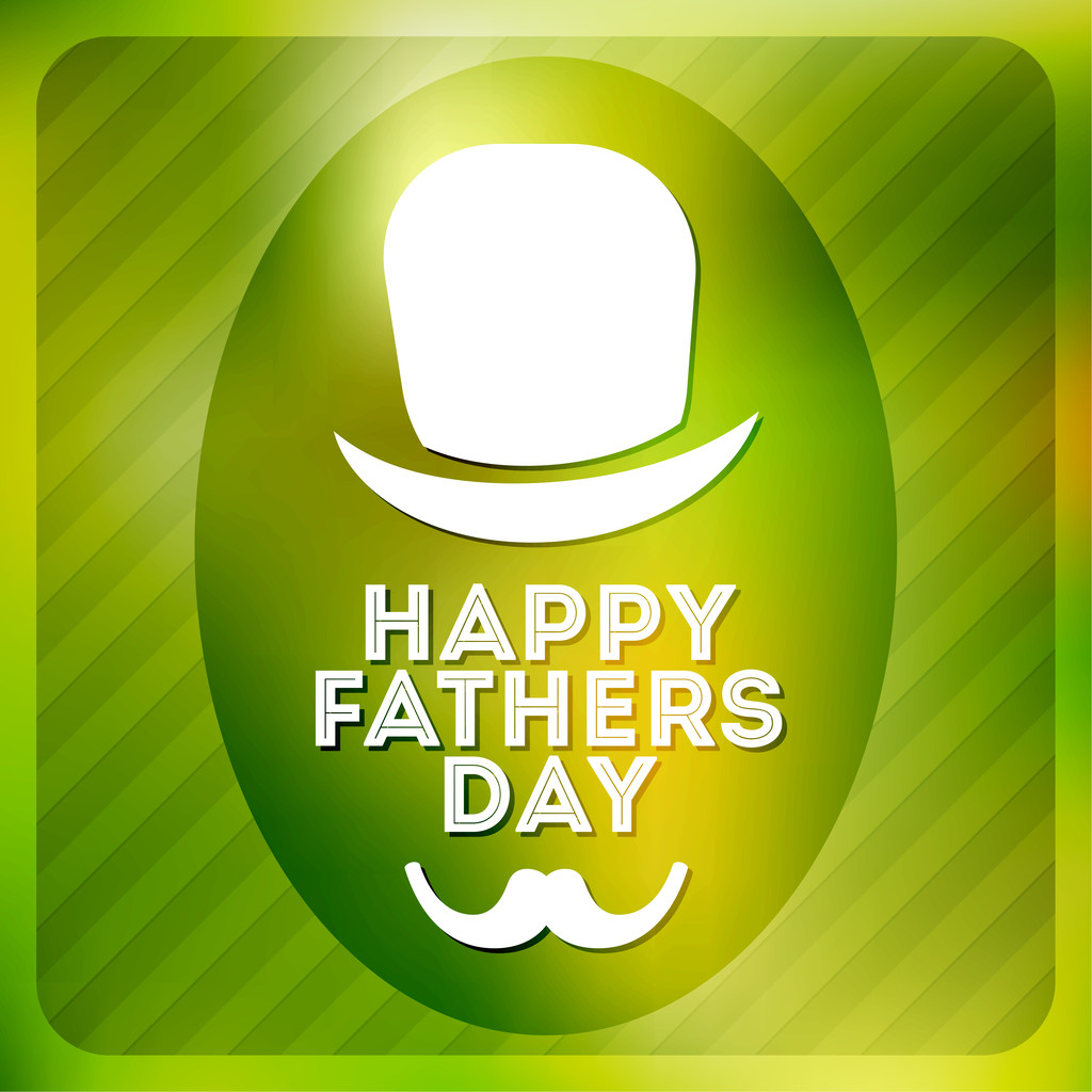Etiqueta del día del padre feliz
 - Vector, Imagen