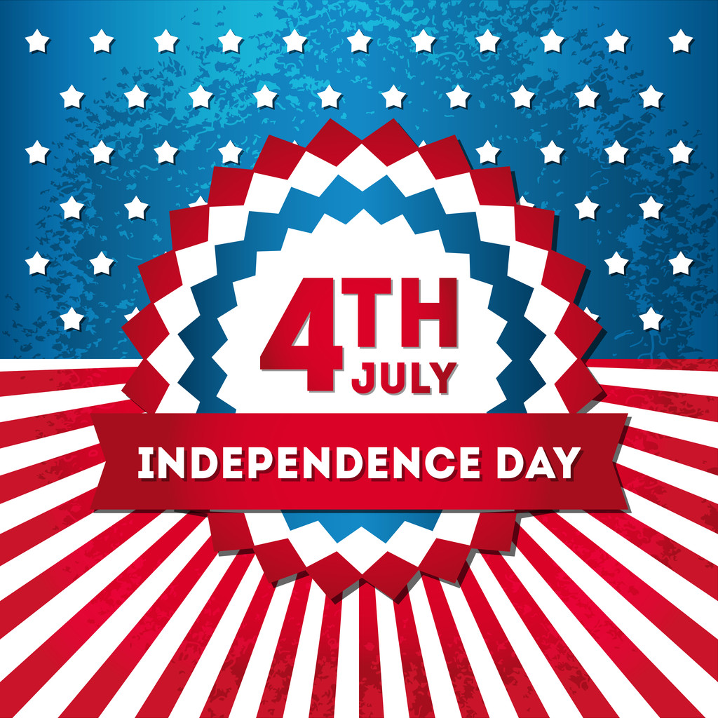 symboly den nezávislosti USA - Vektor, obrázek