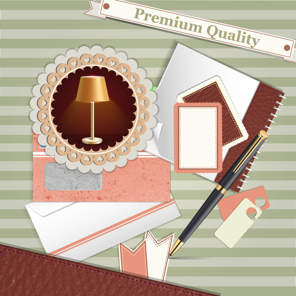 Jahrgang Hintergrund Premium-Qualität - Vektor, Bild