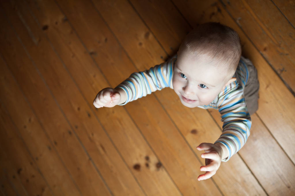 Sevimli küçük erkek bebek - Fotoğraf, Görsel