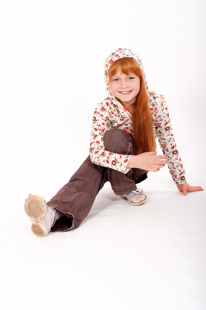 Little redheaded girl - Zdjęcie, obraz