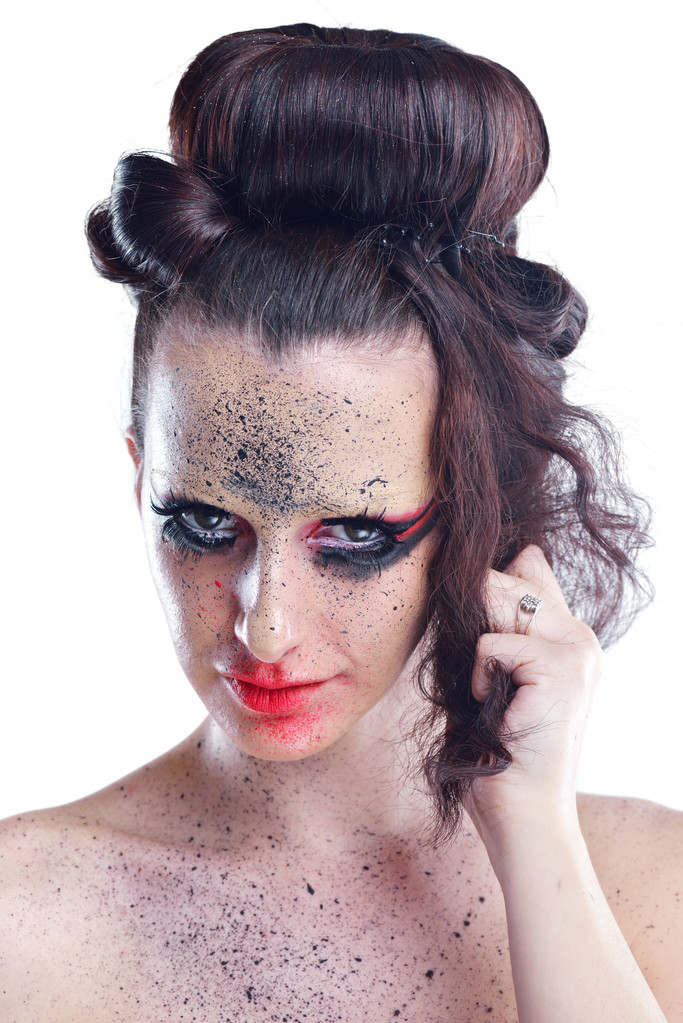 krásná žena s luxusní make-up - Fotografie, Obrázek