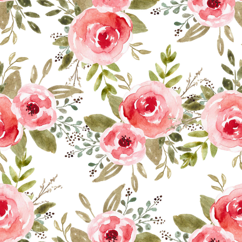 Florales digitales Papier, nahtloses Muster mit botanischer Kunst für Textilien, Stoff, Hintergrund. Hochzeit, Geburtstagsdekor. - Foto, Bild