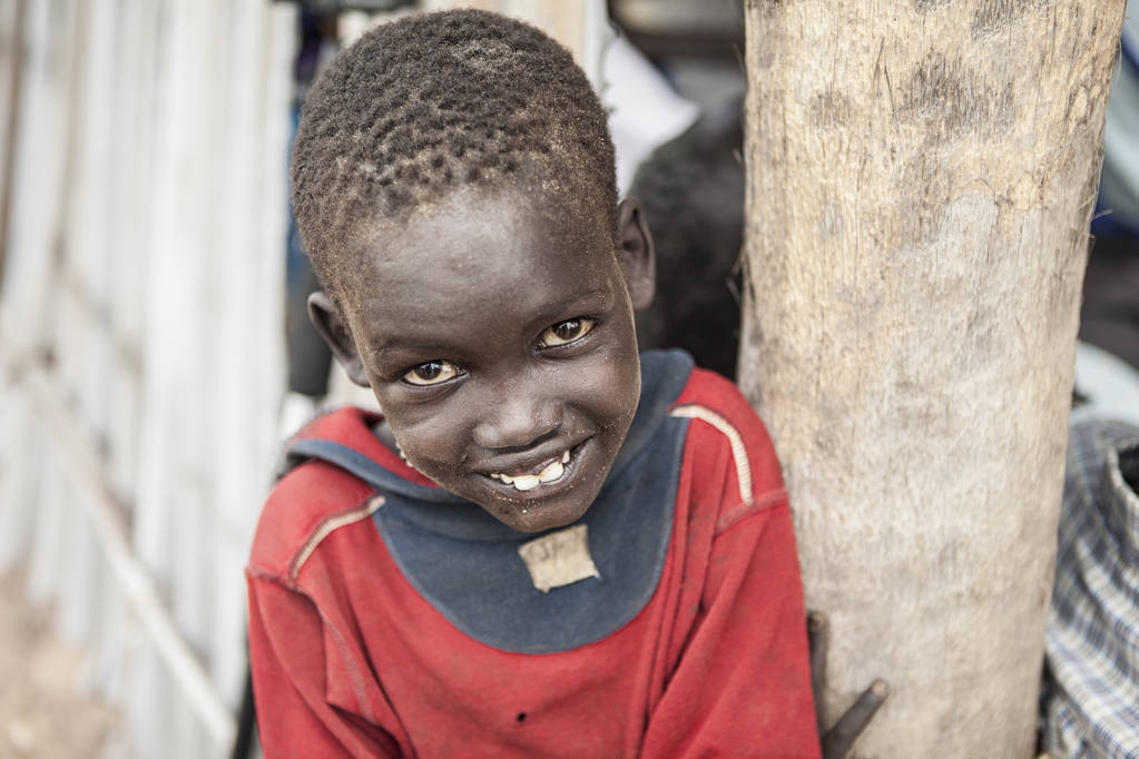Retrato del chico sudanés del sur
 - Foto, imagen