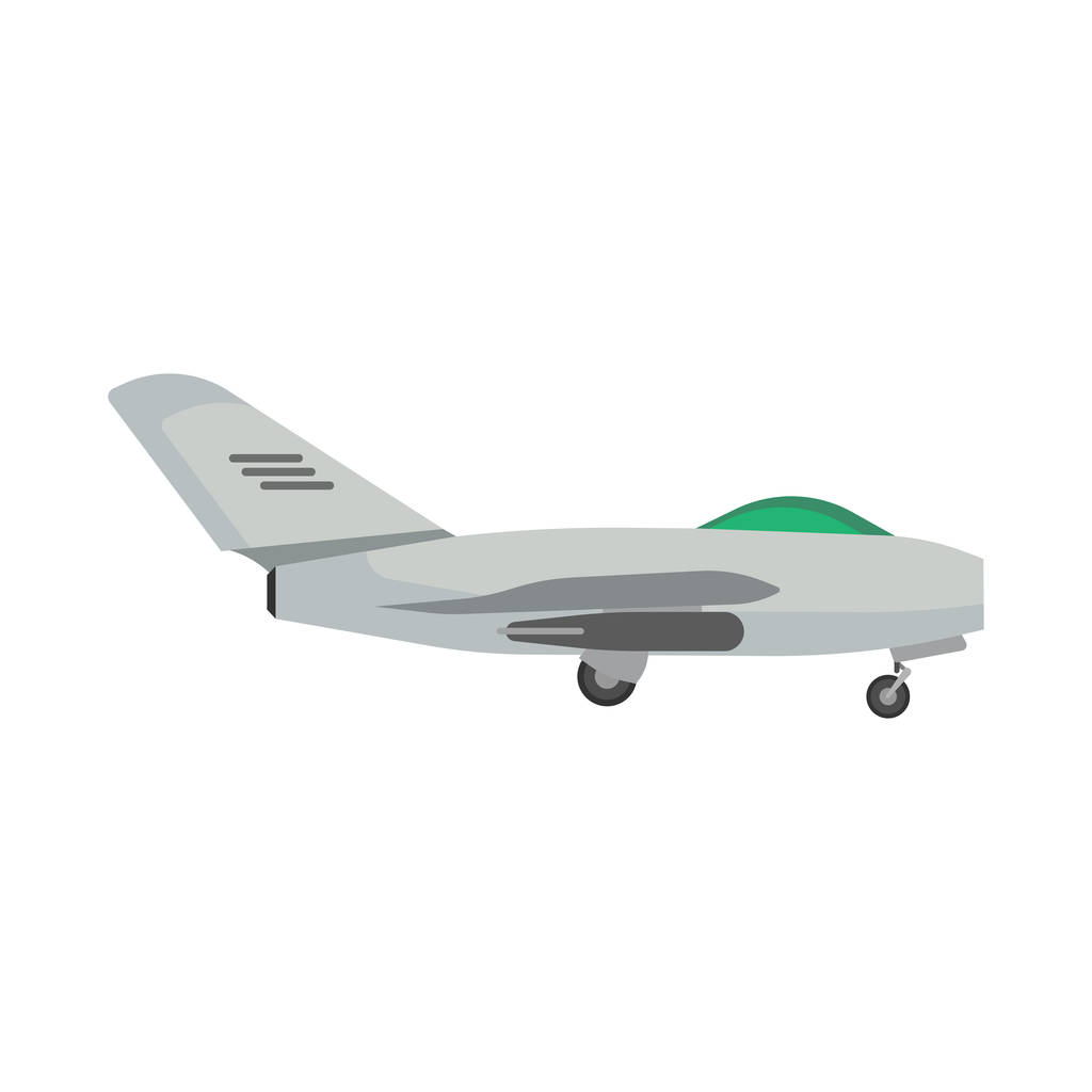 Самолет с боковым обзором векторной иконы авиации
.  - Вектор,изображение