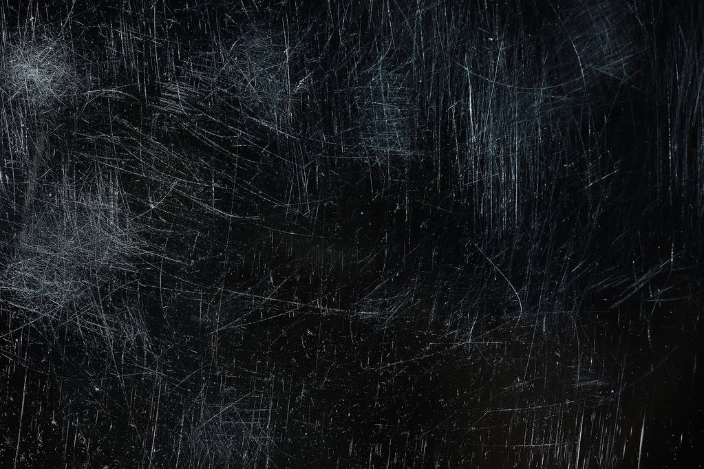 ruis zwarte achtergrond overlay/abstract film ruis, zwarte textuur, witte krassen - Foto, afbeelding