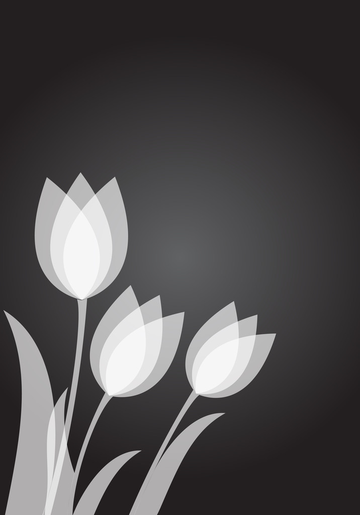 Vector abstract floral background - Vector, Image