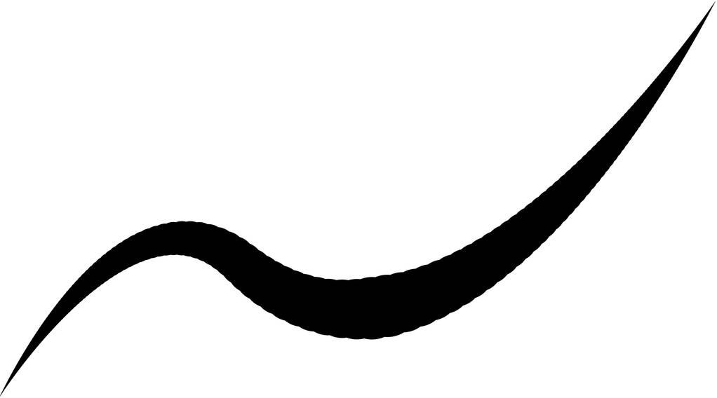 línea ondulada negro aislado sobre fondo blanco
 - Foto, imagen