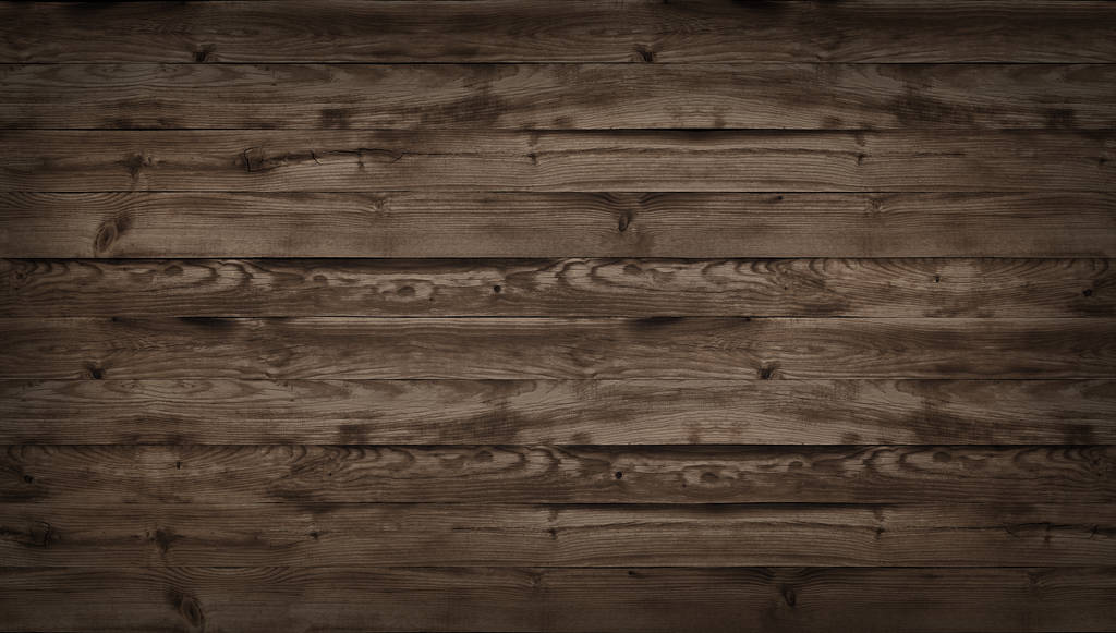 Brown wood texture, top view of wooden table. Dark wall background, texture of old top table, grunge background - Photo, Image