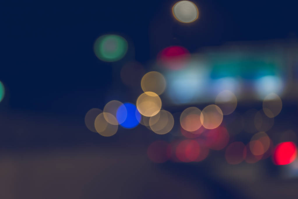 Светлый ночной город боке абстрактный фон - Фото, изображение