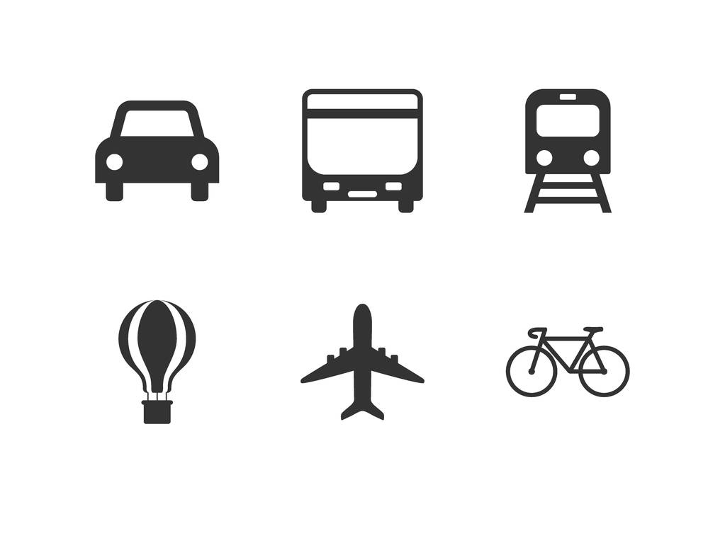 Public transport, shuttle, traffic, transport, transportation icon. Vector illustration, flat design. - Vector, Image