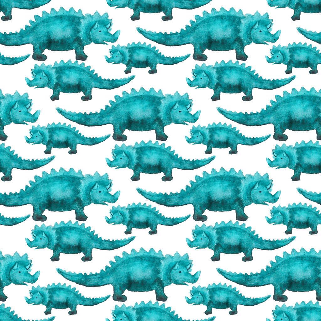naadloos patroon met dinosaurussen - Foto, afbeelding