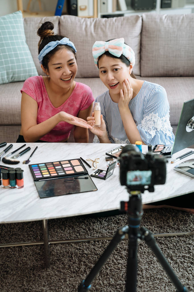 blogging technology videoblog makeup - Photo, Image