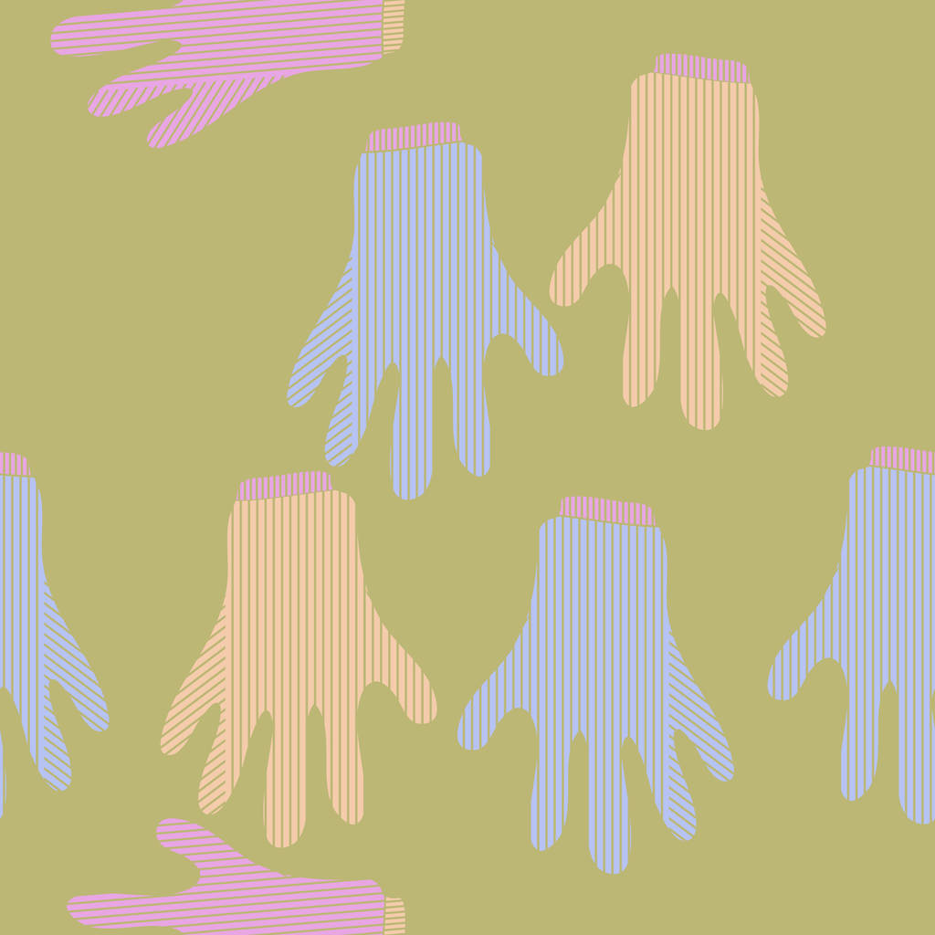 Handschoenen naadloos patroon. Vector illustratie - Vector, afbeelding