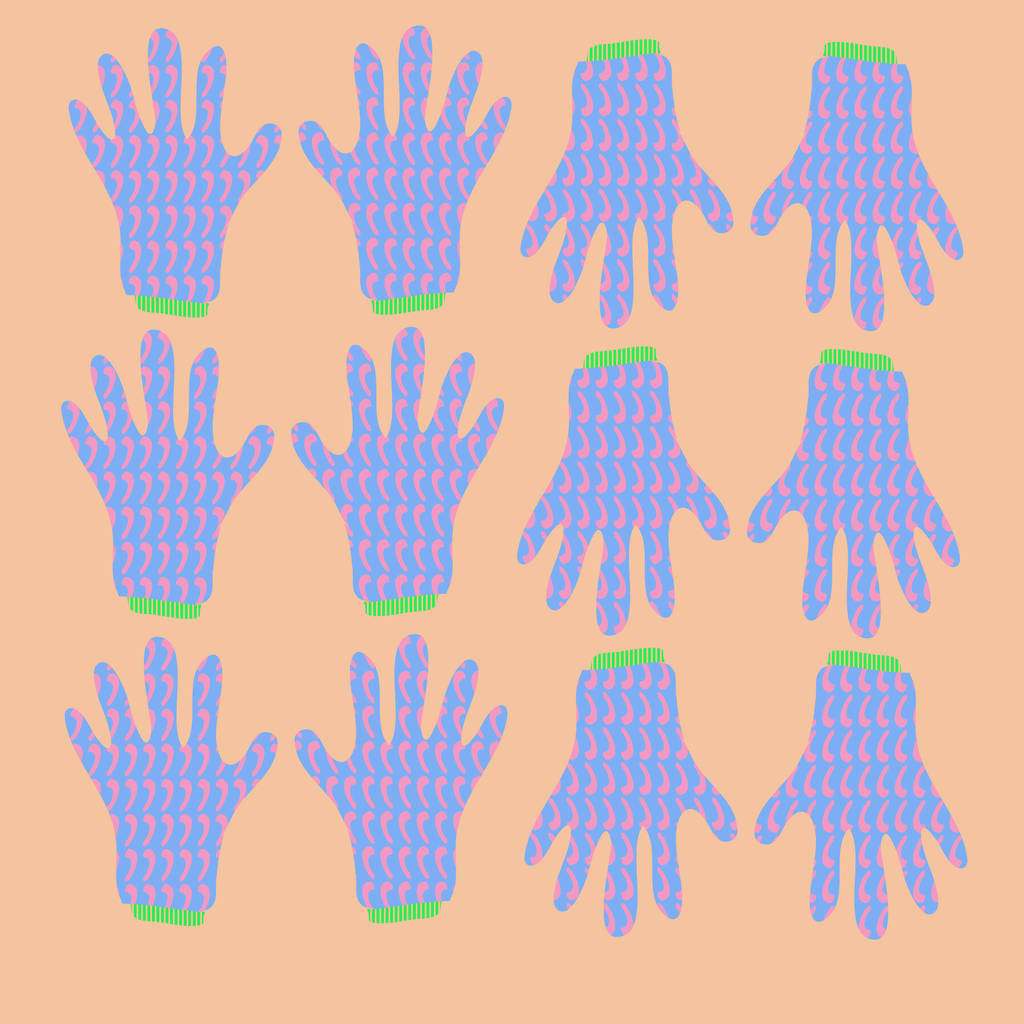 Gloves seamless pattern. Vector illustration - Vector, Image