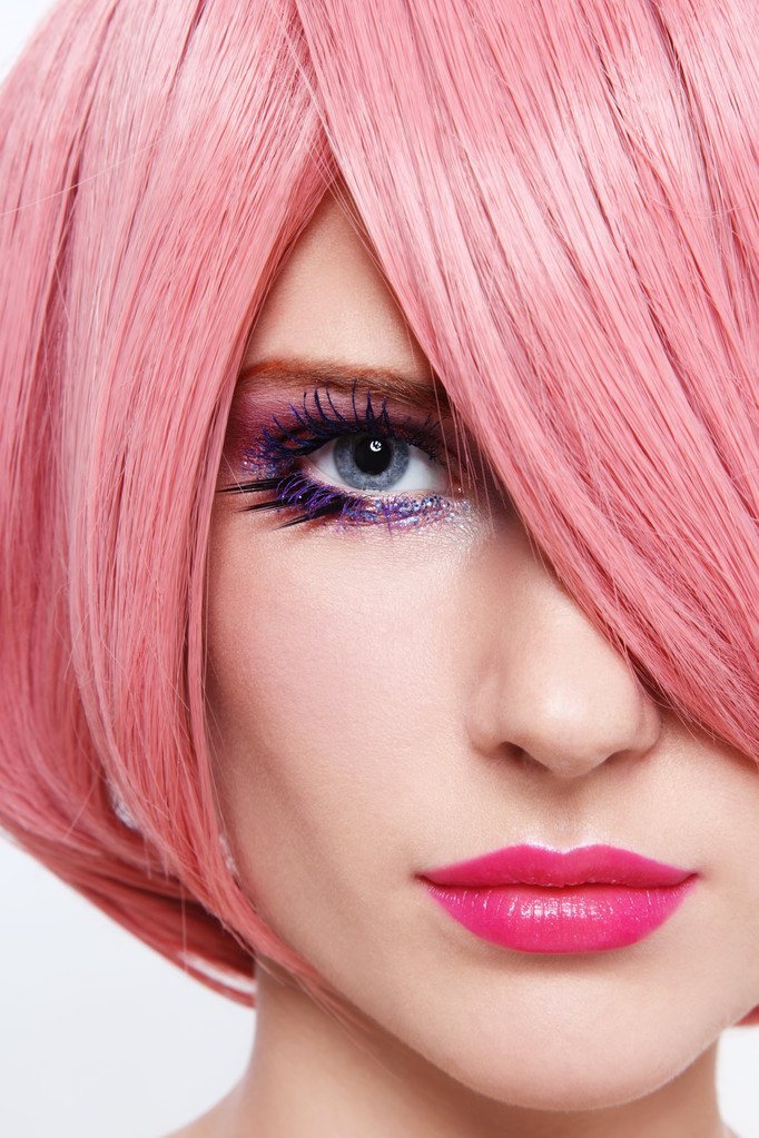 Pink wig - Photo, Image