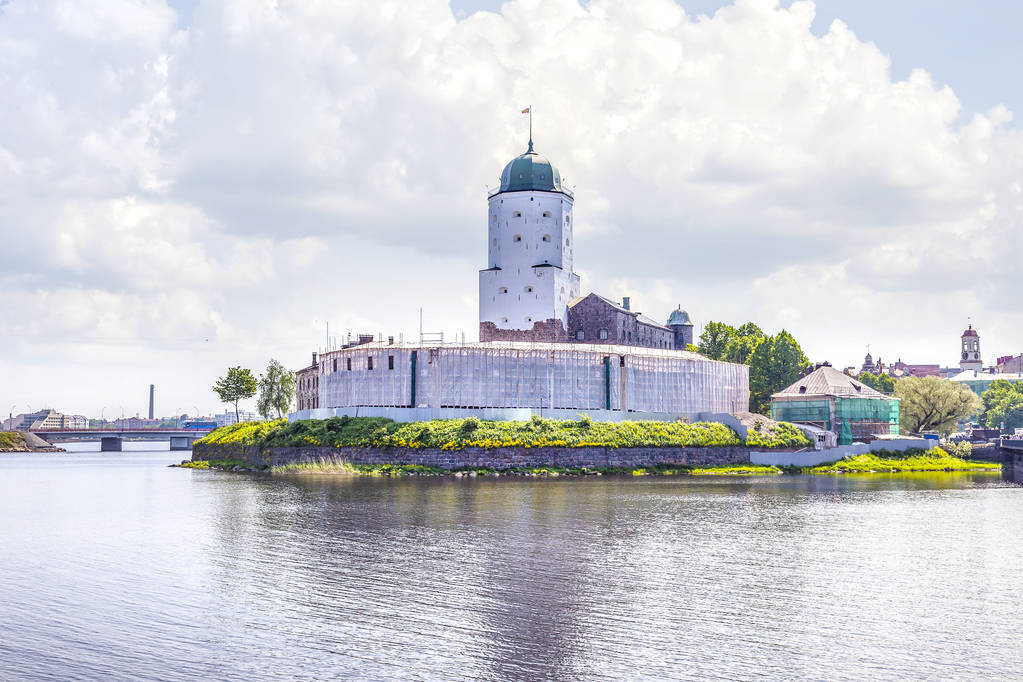 Miasta Vyborg. Zamek - Zdjęcie, obraz