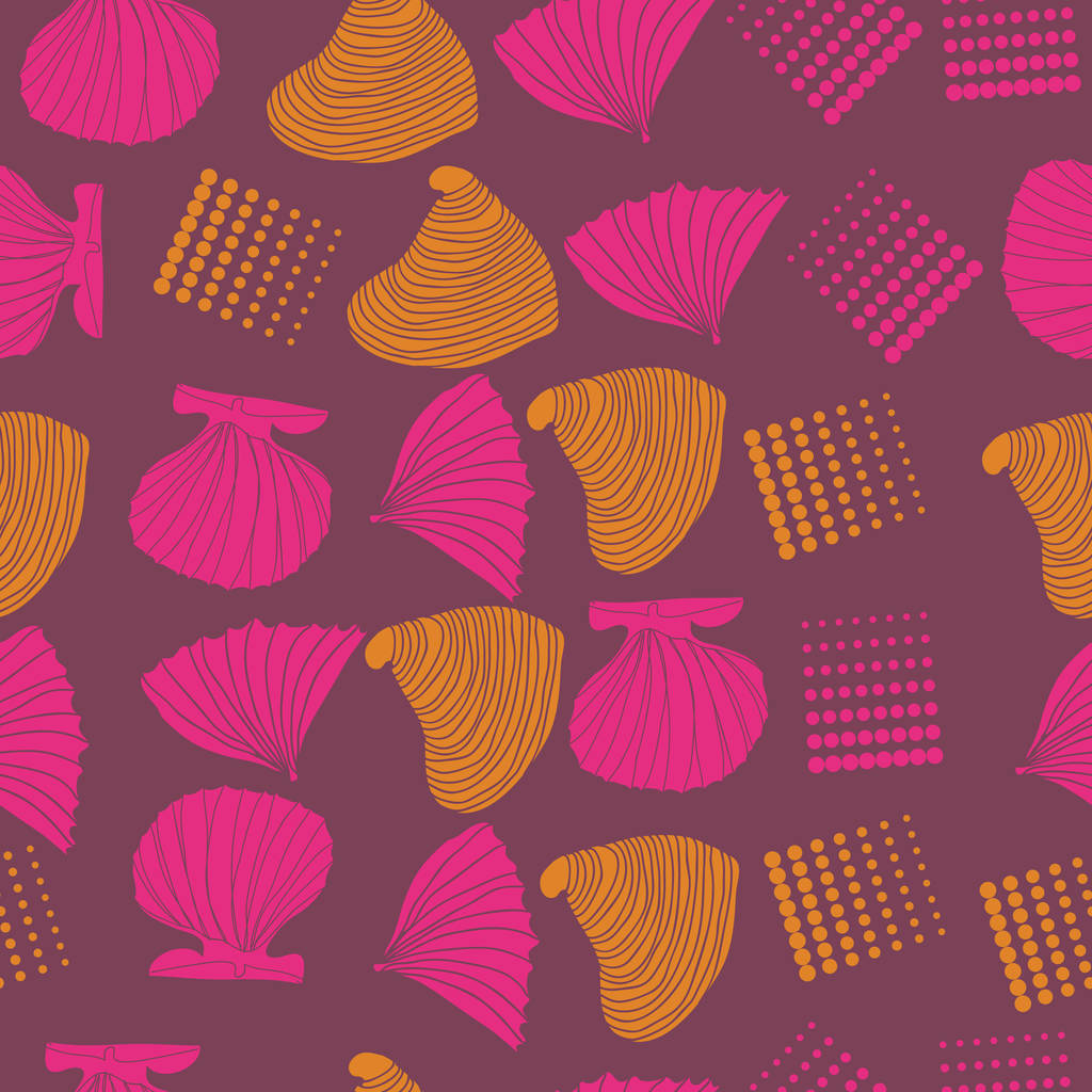 seashells abstract background vector illustration  - Vector, Image
