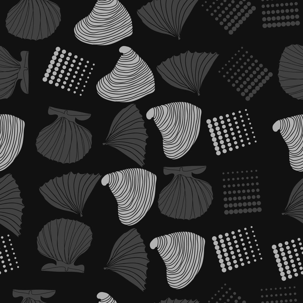 Морские ракушки абстрактная векторная иллюстрация
  - Вектор,изображение