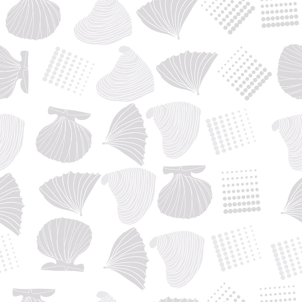 conchas marinas abstracto fondo vector ilustración
  - Vector, imagen