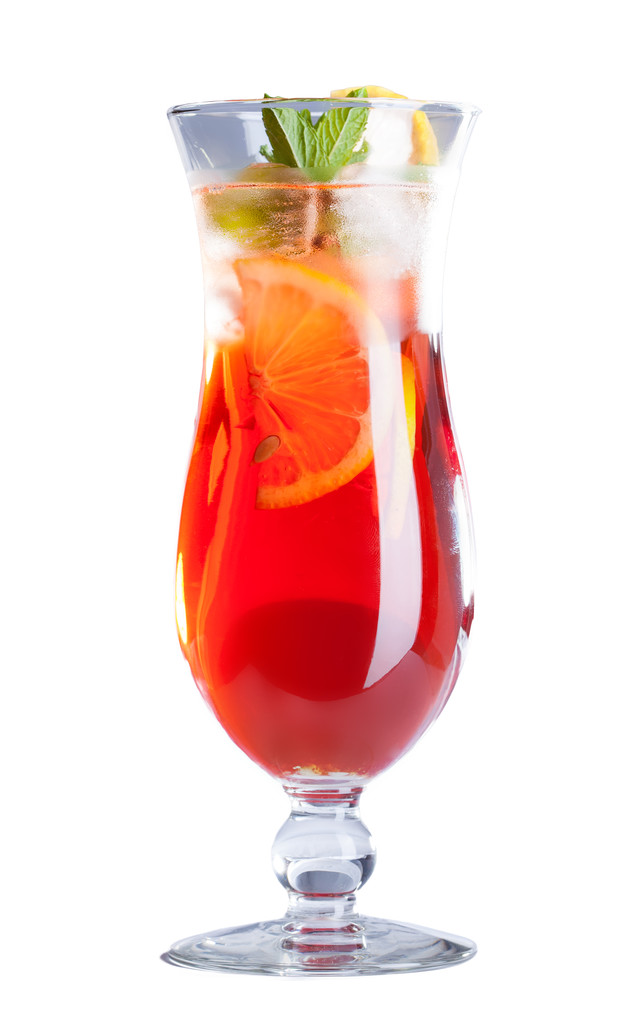 lezzetli ferahlatıcı kokteyl cam, yakın çekim - Fotoğraf, Görsel