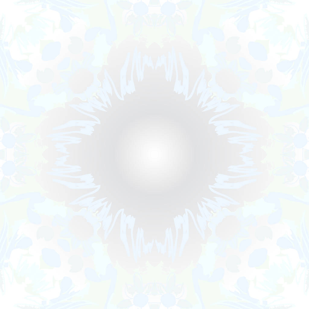 花のモチーフ、花、落書き、穴、コピースペースの円形シームレスパターン.   - ベクター画像