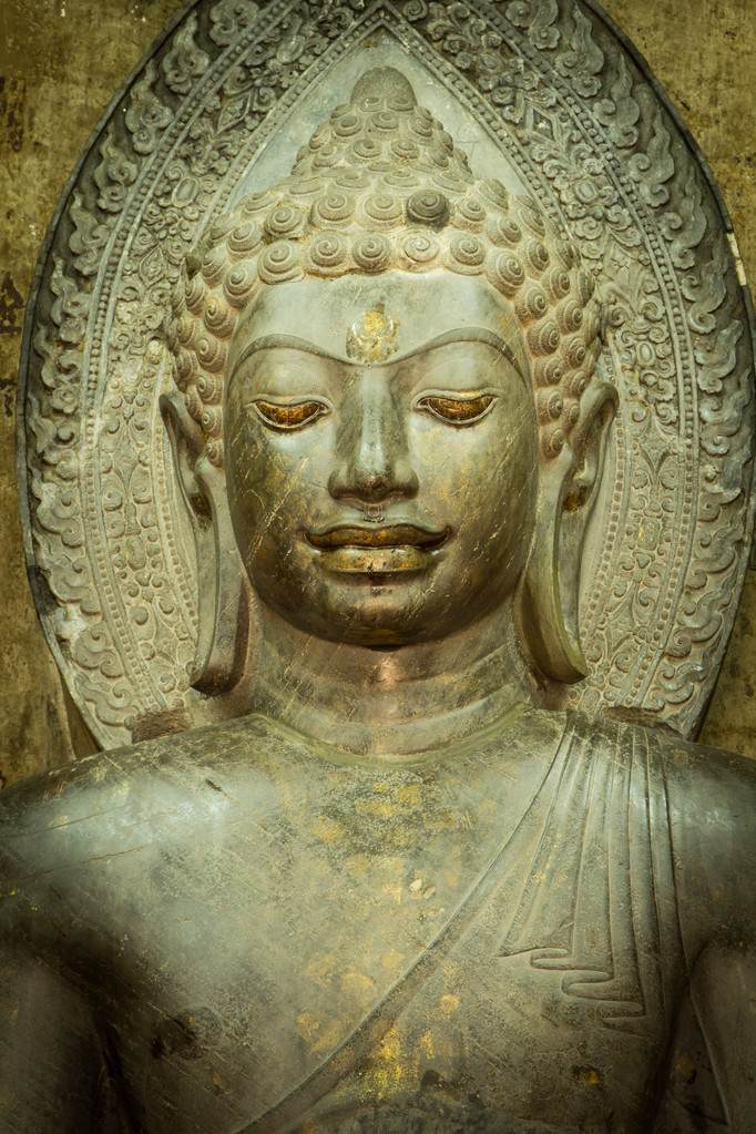 Gesicht der Buddha-Statue - Foto, Bild