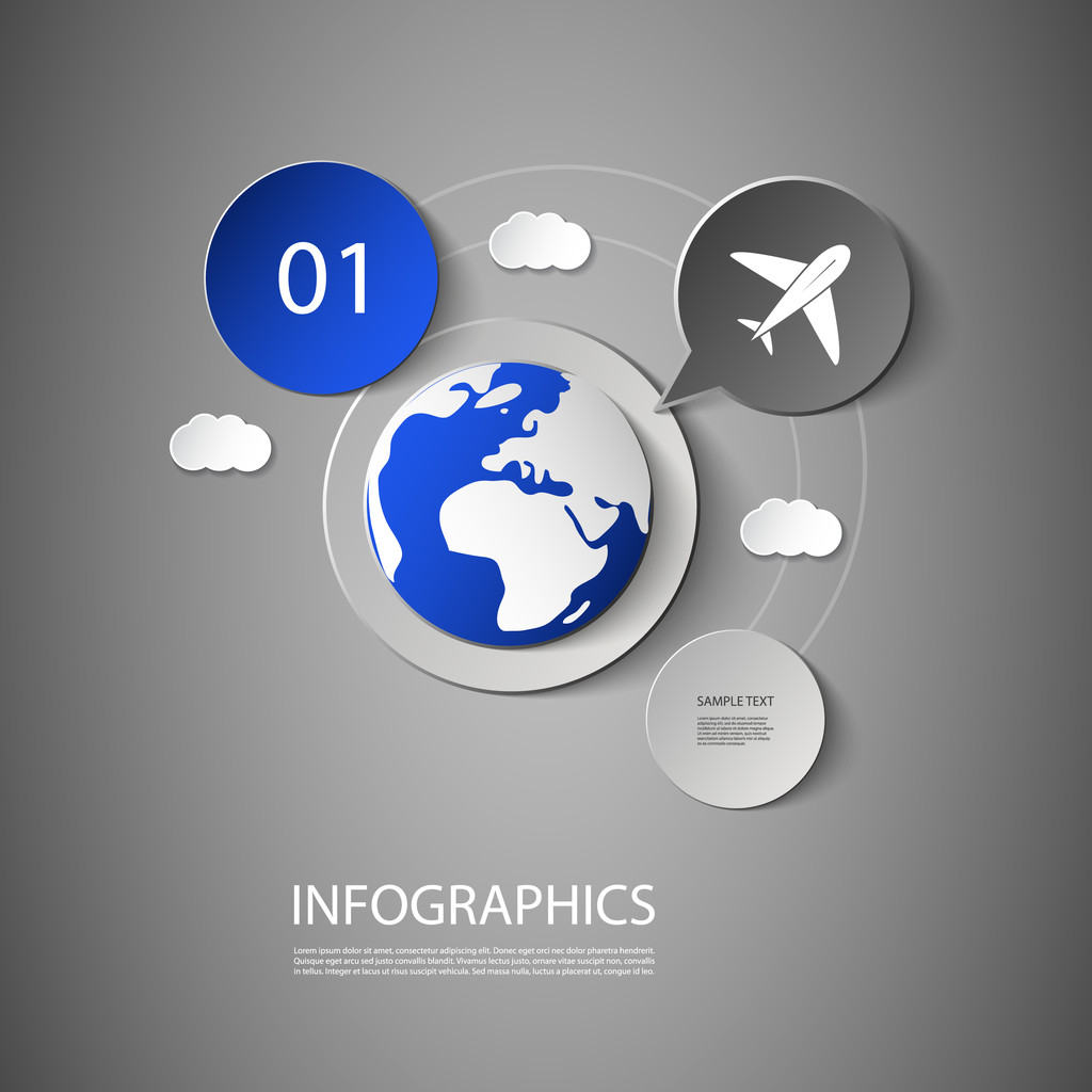 Infographic ontwerp - Vector, afbeelding