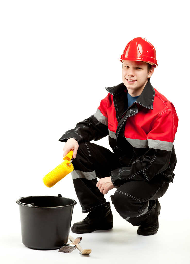 Trabajador de la construcción en uniforme
 - Foto, Imagen