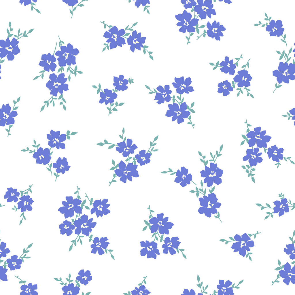 Seamless vector pattern of a beautiful flower, - Vector, Image
