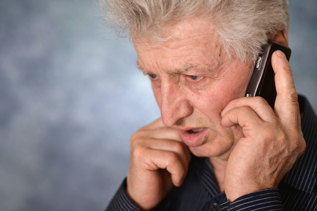παλαιότερη άνθρωπος, κλήση - Φωτογραφία, εικόνα