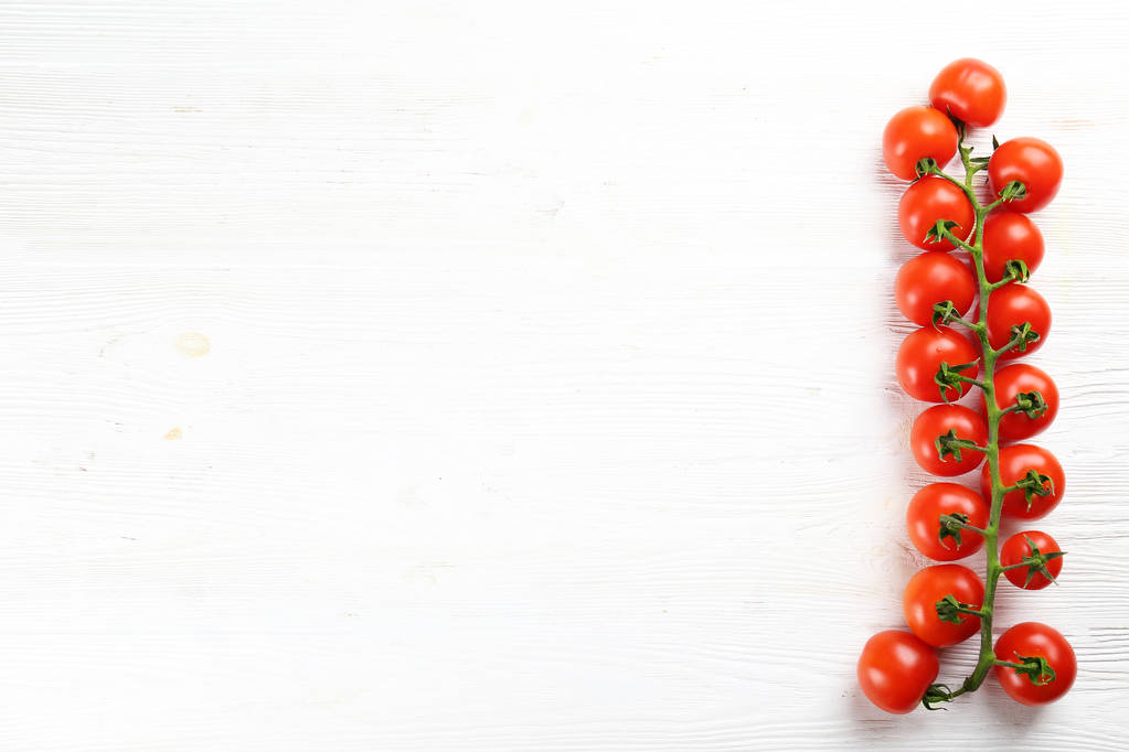 Bonito local polido produzir tomates cereja orgânicos
. - Foto, Imagem