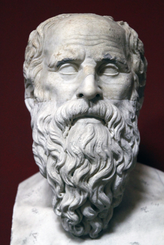 antiikin rintakuva patsas Sokrates
 - Valokuva, kuva