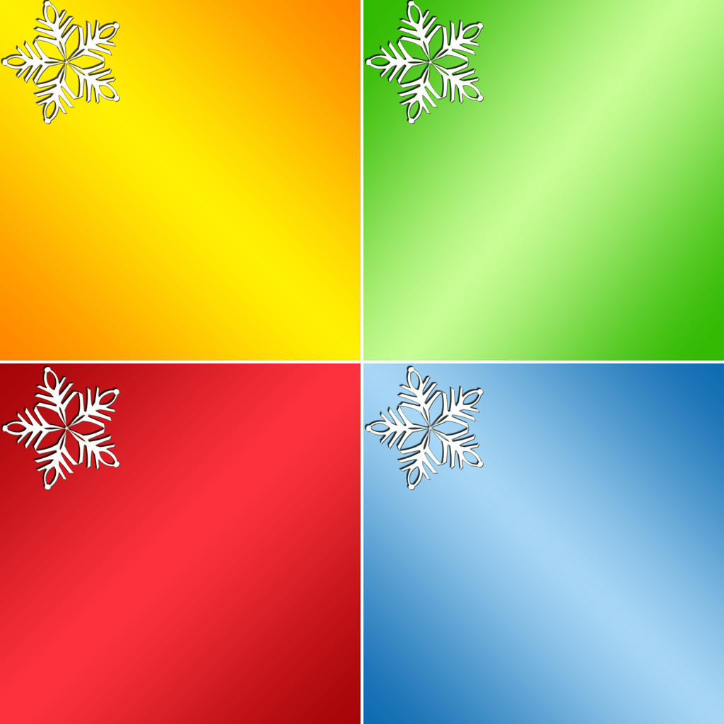 színes blokk hópelyhek - Fotó, kép
