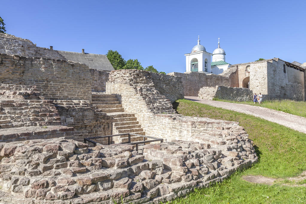 City of Izborsk. Izborsk fortress - Photo, Image