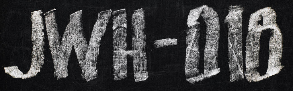 colpo panoramico di lavagna in gesso nero con lettering jwh-018
 - Foto, immagini