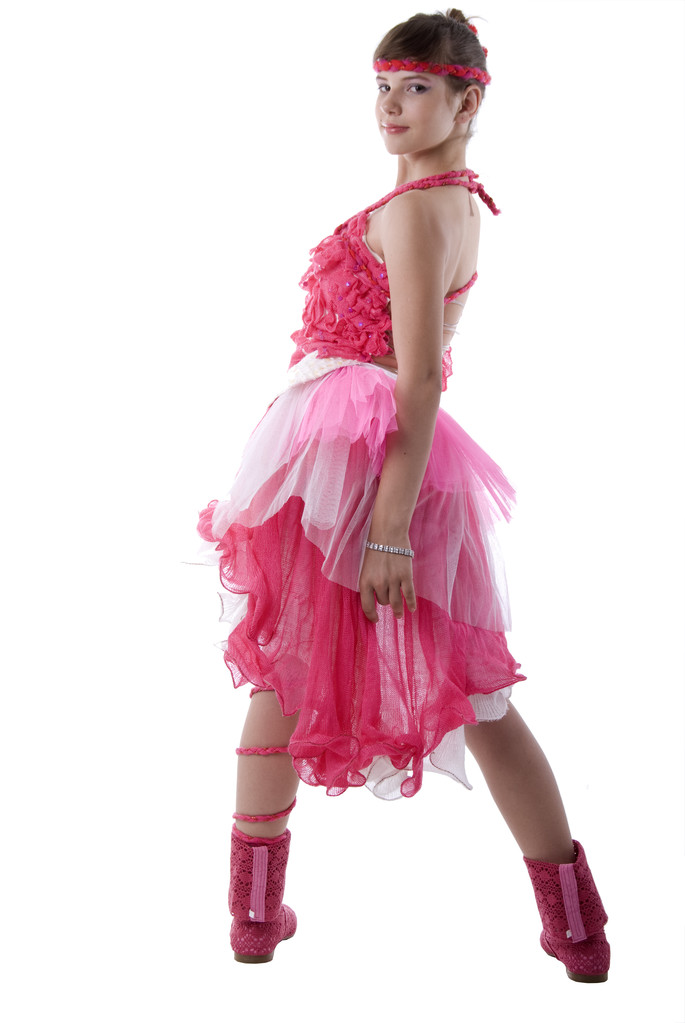 Tänzerin Mädchen in lila. - Foto, Bild