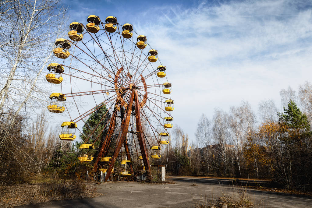 Pripyat hayalet şehir dönme dolap 2019 - Fotoğraf, Görsel
