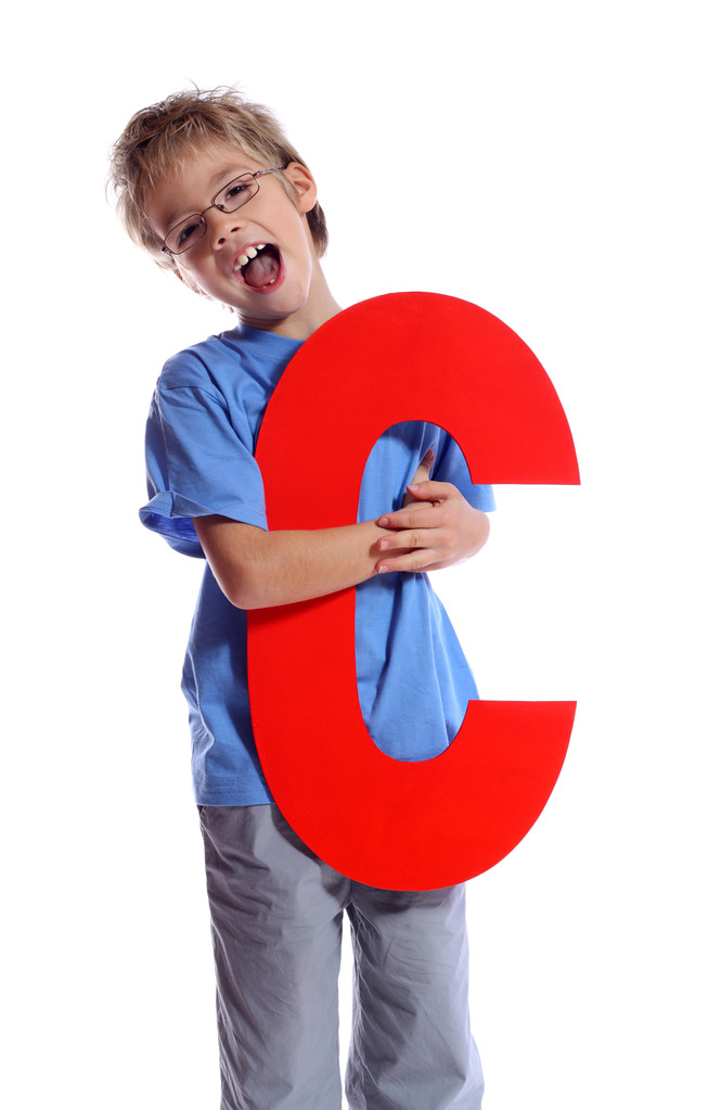 literę "c" chłopiec - Zdjęcie, obraz
