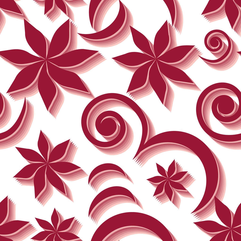 naadloos bloemenpatroon - Vector, afbeelding