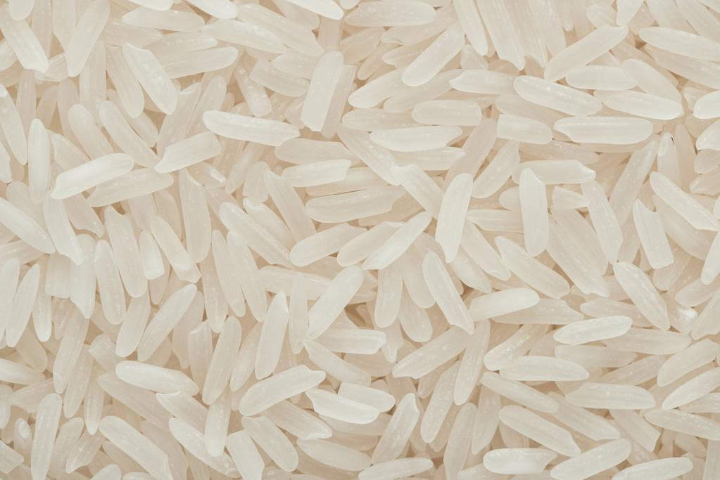 vista de perto do arroz branco orgânico não transformado
 - Foto, Imagem