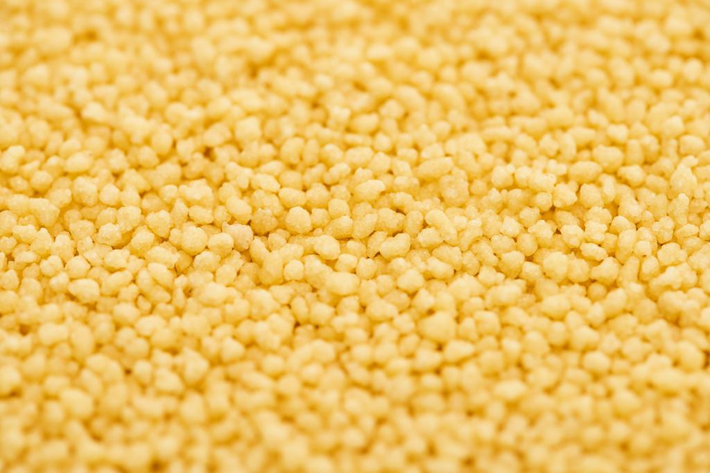 close up view of raw organic couscous groat - Photo, Image
