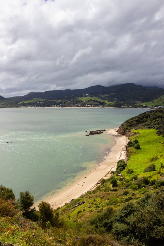 kilátás a nézőpont közelében Opononi, Új-Zéland - Fotó, kép