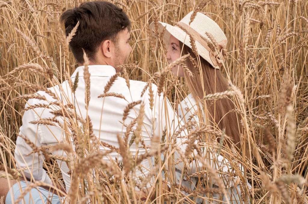 Storia d'amore in un campo di grano
 - Foto, immagini