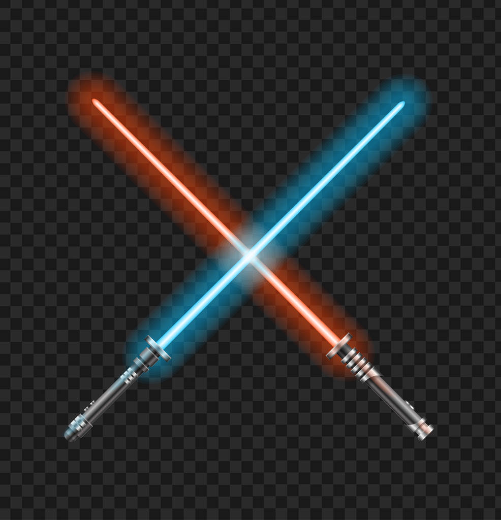 Realistic 3d Detailed Color Jedi Knights Cross. Vector - Vector, Image